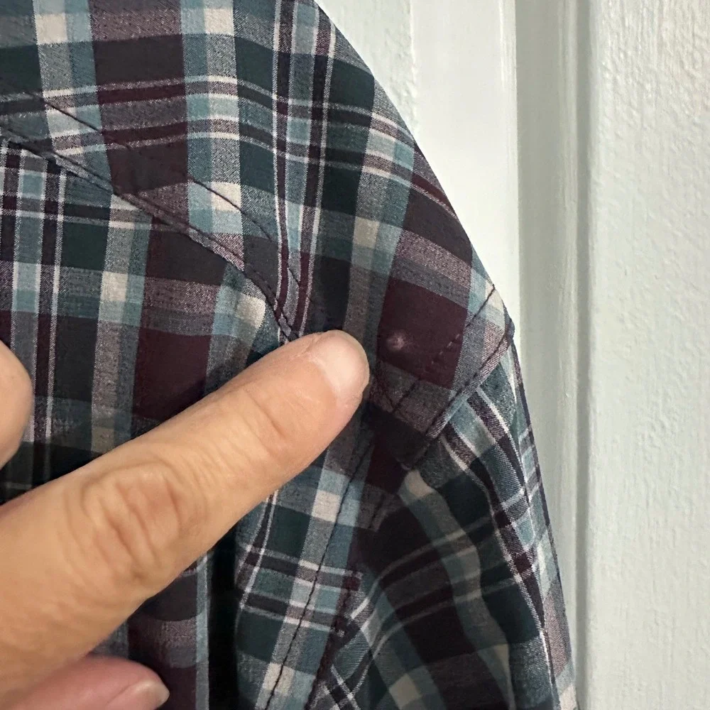 Columbia Mens XL Plaid Button Up Long Sleeve Shirt Casual Outdoor‎ Workwear